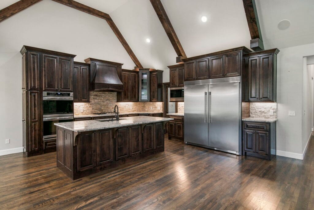 Trendy living room space featuring a mix of textures and modern touches by Mahogany Homes.