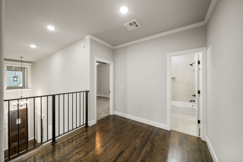 Unique floor plan offering a blend of comfort and luxury, designed by Mahogany Homes Tulsa.