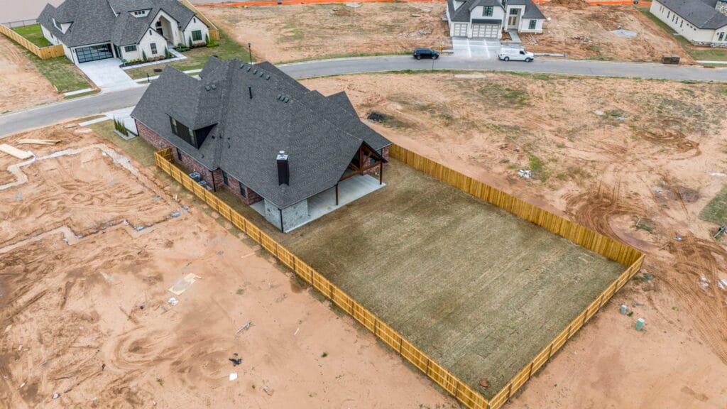 Exquisite exterior of a luxury home by Mahogany Homes in Tulsa.