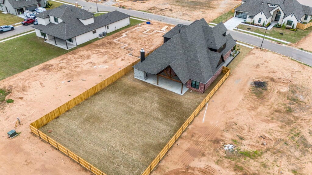 Well-designed home exterior with a modern twist by Mahogany Homes Tulsa.